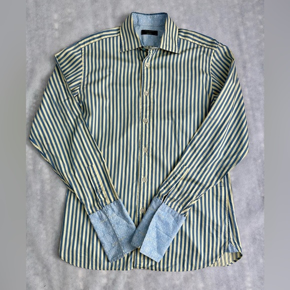 Ted Baker London Other - Ted Baker Archive London Striped Button Up Shirt Mens 15.5 Collar Long Sleeve